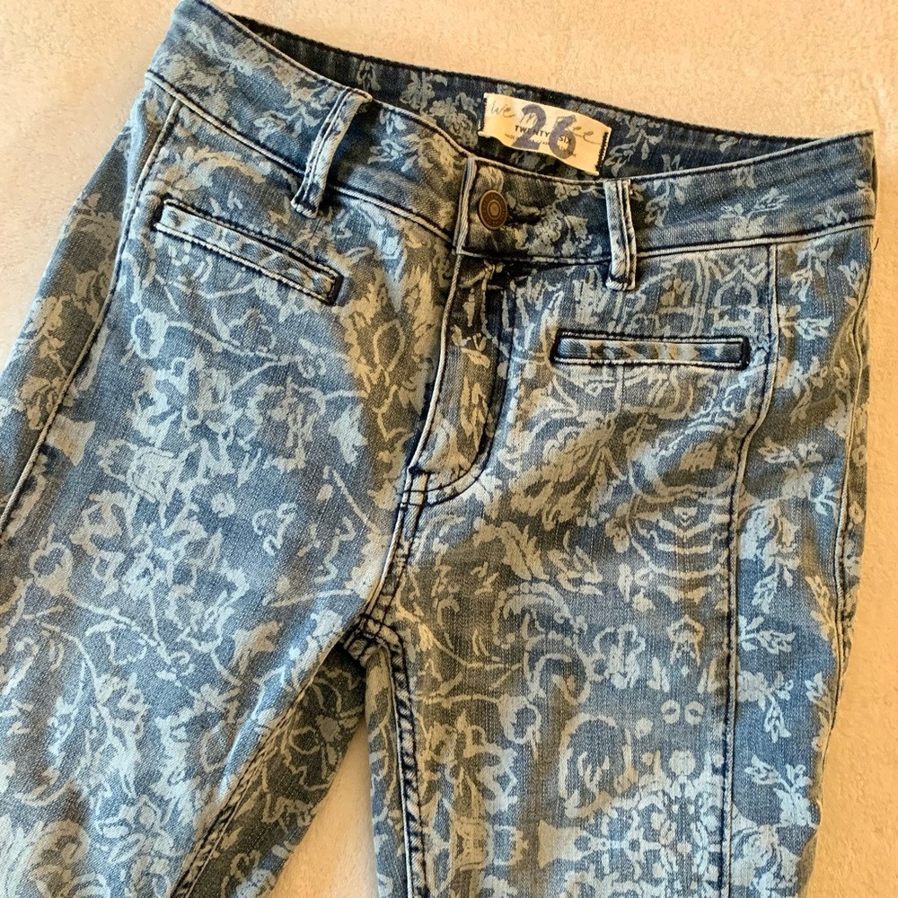 Free People paisley jeans